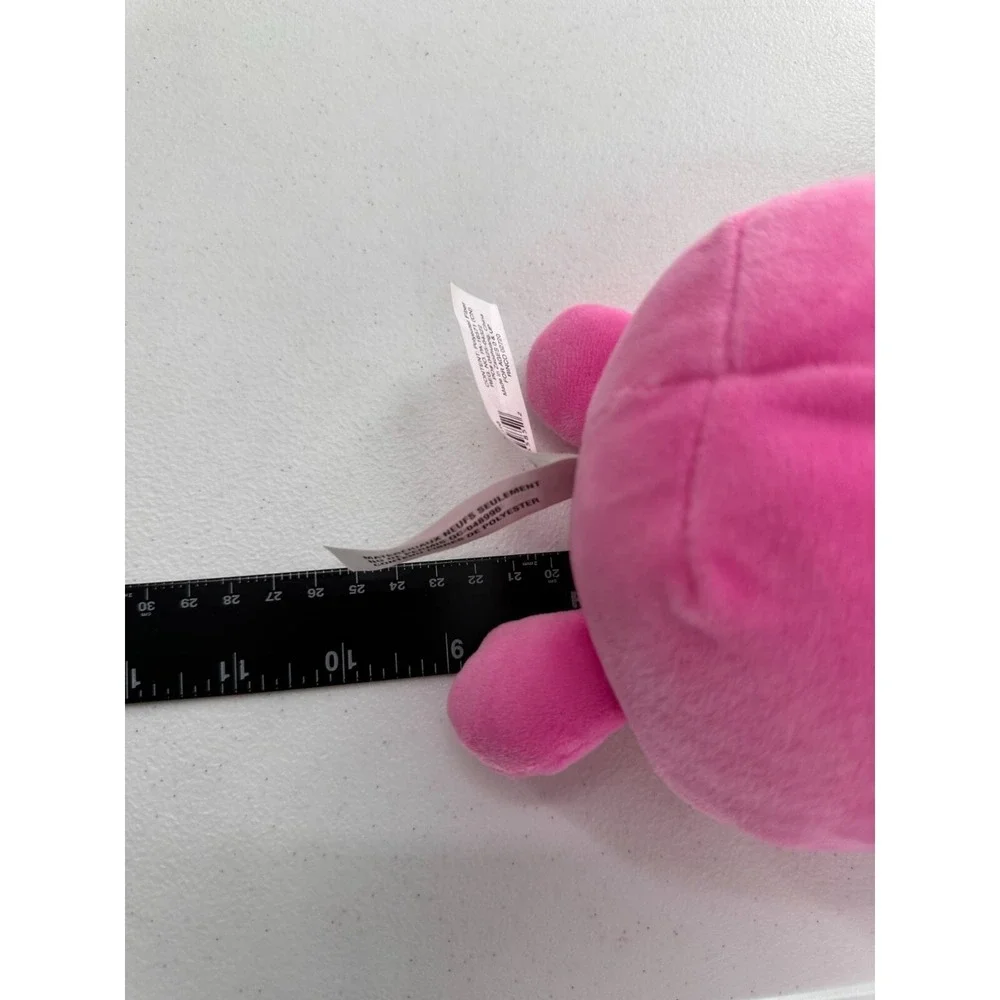 Pink Plush Monster Toy Horn &‎ Funny Face Design Squishy Baby Stuffed Animal